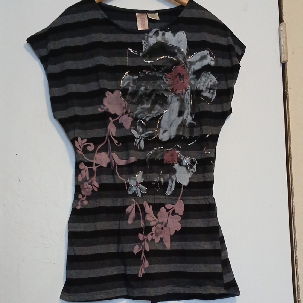 Fresh Brewed Floral Womans Tank Top S